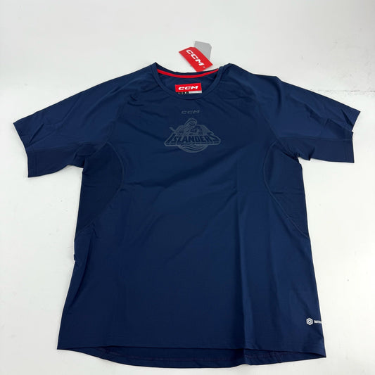 New CCM New York Islanders Short Sleeve Training Tee | Senior L | #191520573591 - Top Flight Hockey