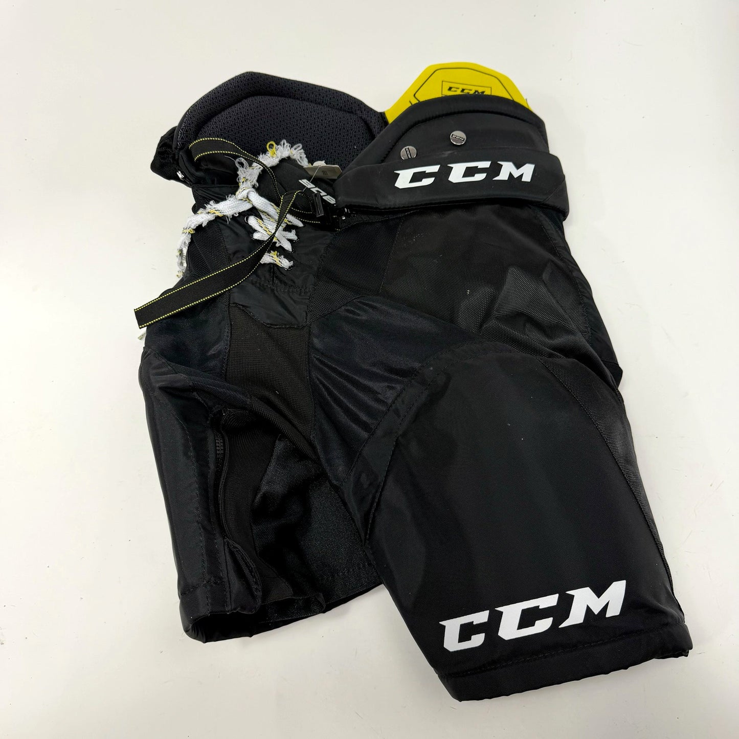 Used Black CCM Tacks 9060 Pants | Senior Small | AB486