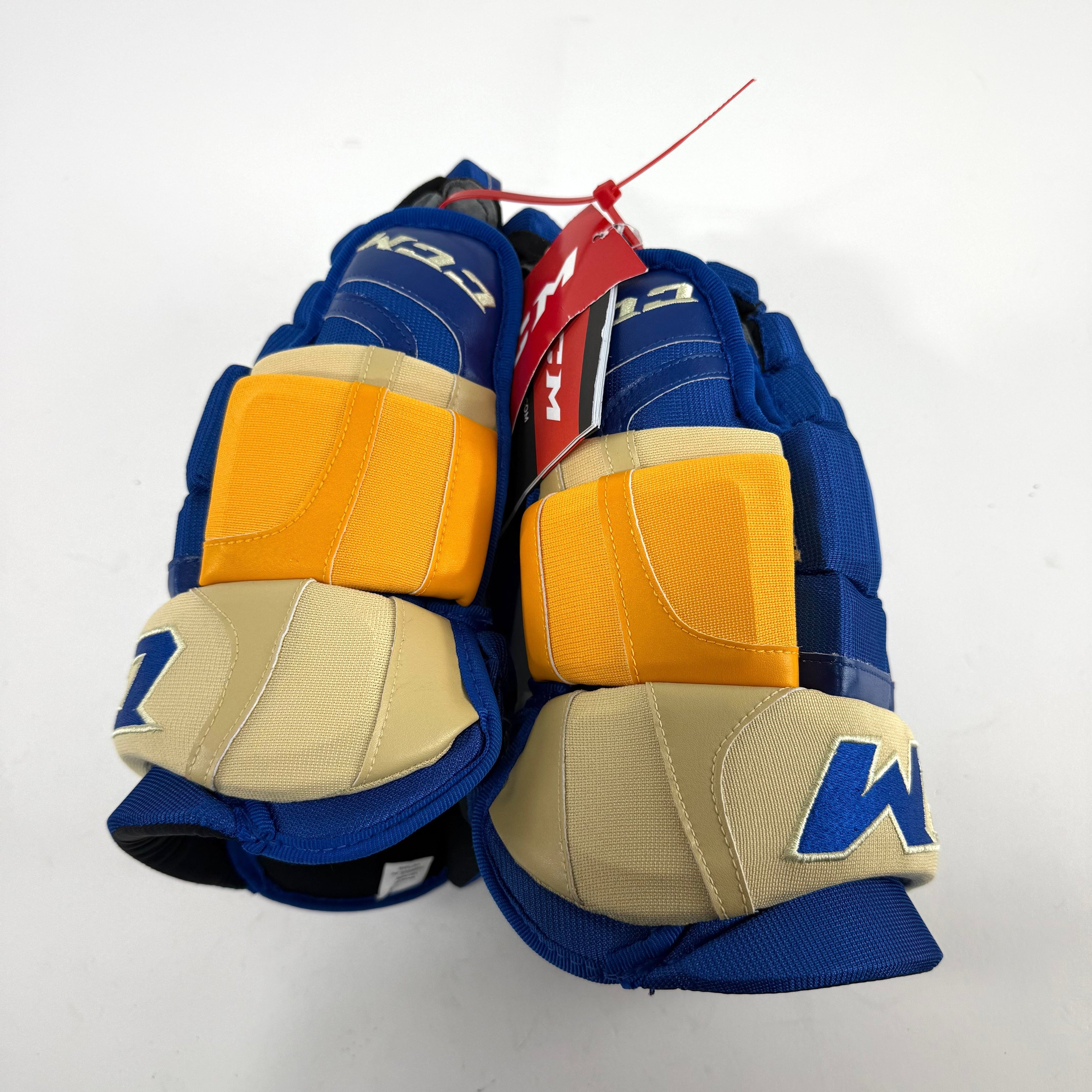 New Stl Blues Heritage CCM HGCL Gloves | 14" | Dunn | D121 - Top Flight Hockey