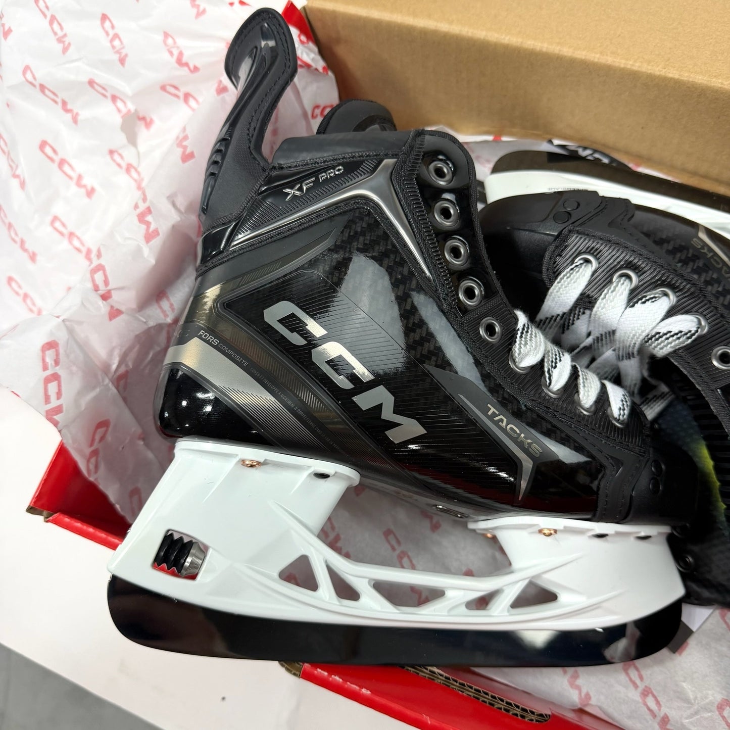 Brand New Retail CCM Tacks XF Pro Skates - Size 4.5 - Regular