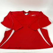 Used Blank Red Reebok Practice Jersey | Senior XXL | Q420