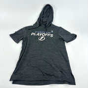 Brand New Grey Tampa Bay Lightning Fanatics Short Sleeve Sweatshirt | #TBL280 Large - Top Flight Hockey