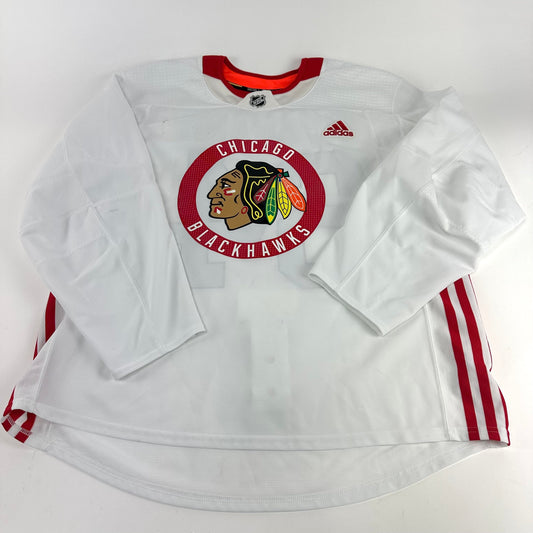 PHARAND #64 - White Chicago Blackhawks Camp / Practice Jersey - Adidas MIC Size 56