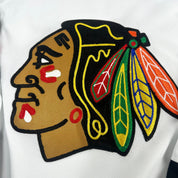 Brand New White MIC Adidas Chicago Blackhawks Blank Game Jersey - Size 58G - Top Flight Hockey