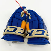New STL Blues Heritage CCM HG97 Gloves | 14" | D130 - Top Flight Hockey