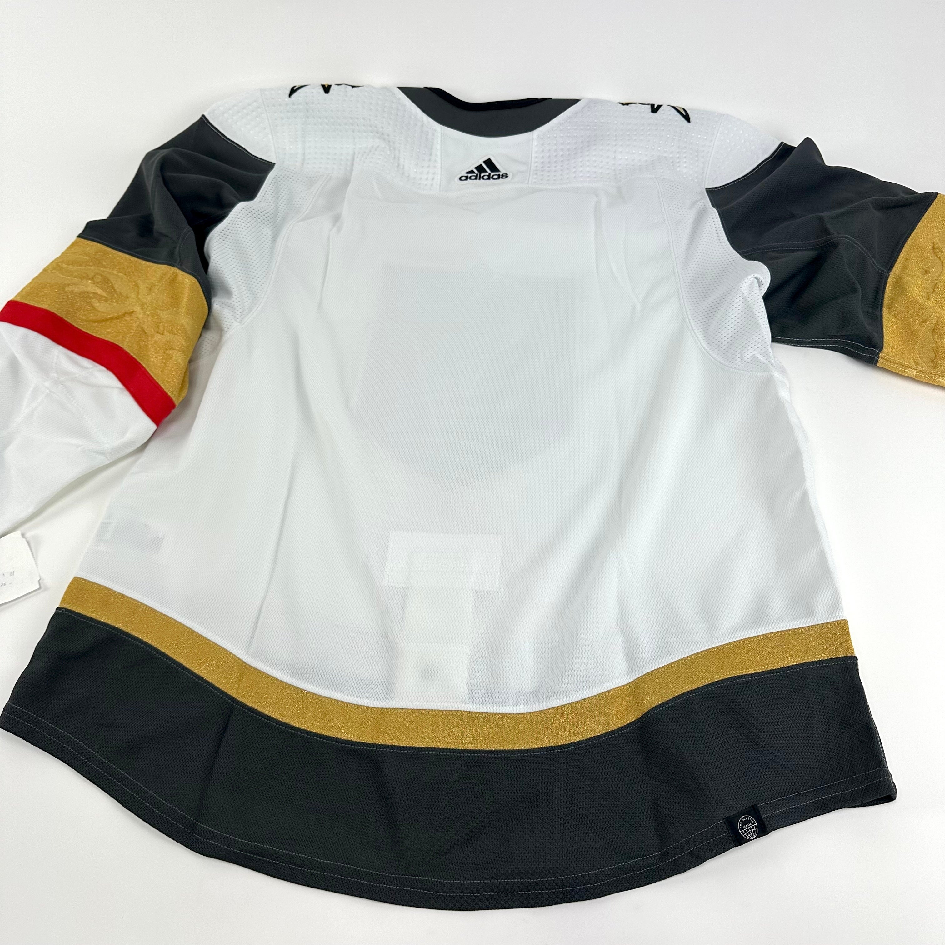 Brand New Away White Primegreen Vegas Golden Knights MIC Made in Canada Blank Game Jersey - Size 54