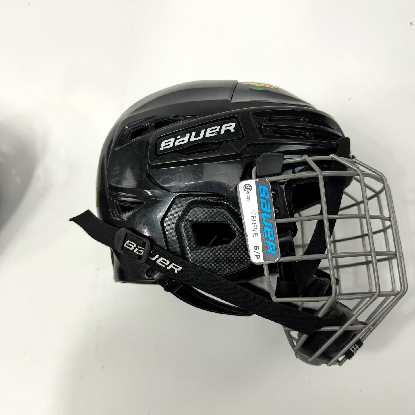 Used Black Bauer IMS 5.0 Helmet with Cage | Senior Small | AB924