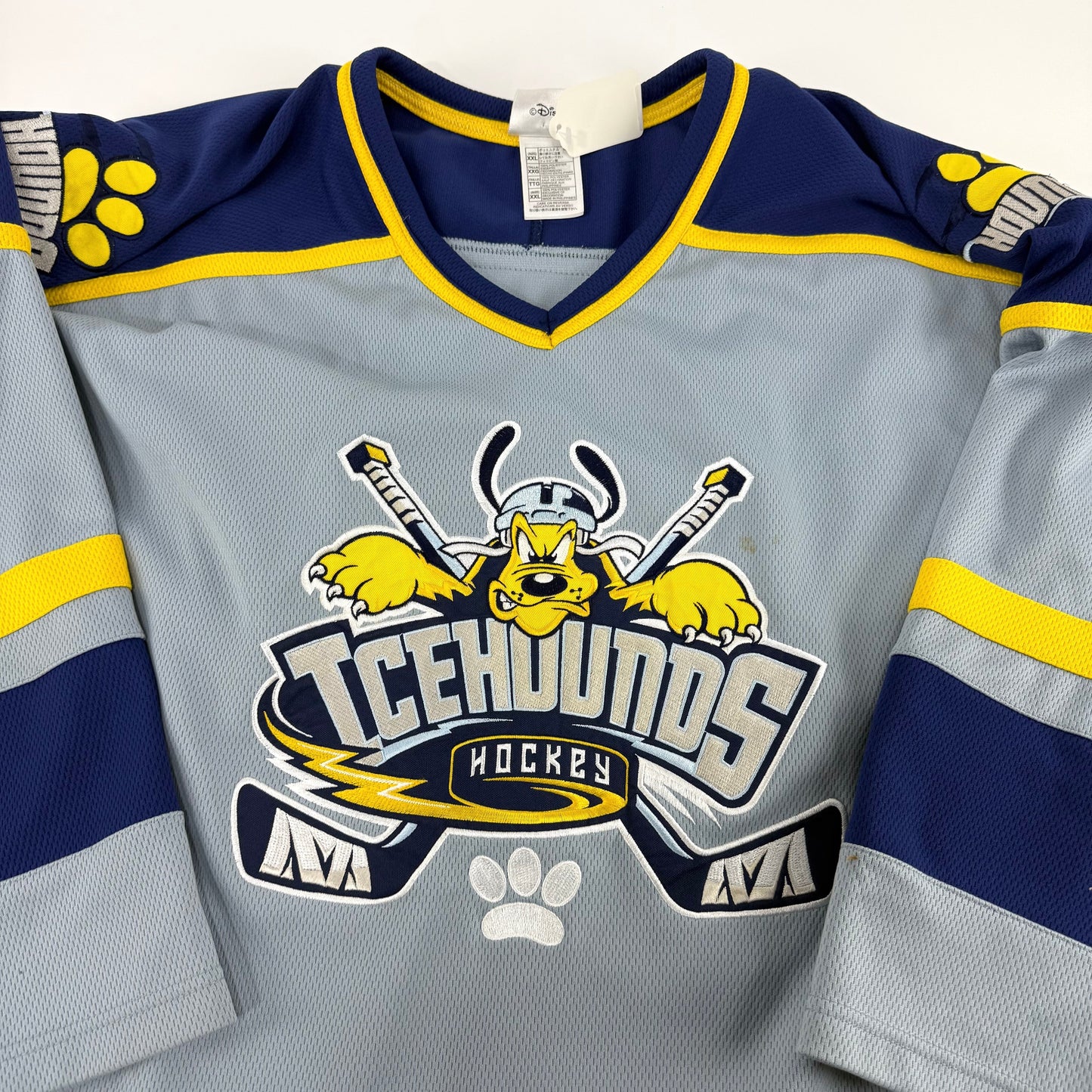 Used Grey Disney Icehounds Game Jersey | Adult XXL | U179