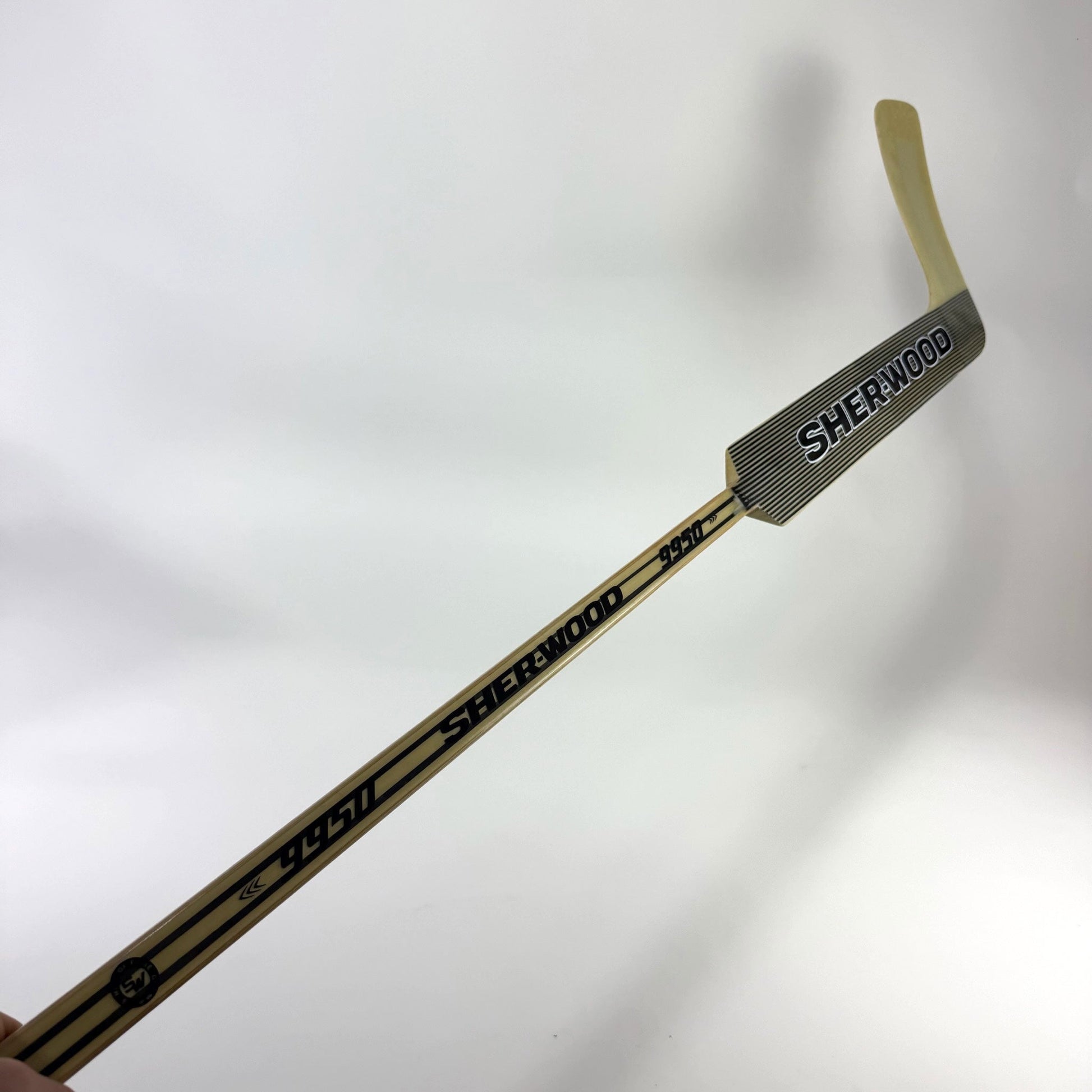 New Wood Regular Sherwood 9950 Goalie Stick | 25" | PP41 Curve - Top Flight Hockey