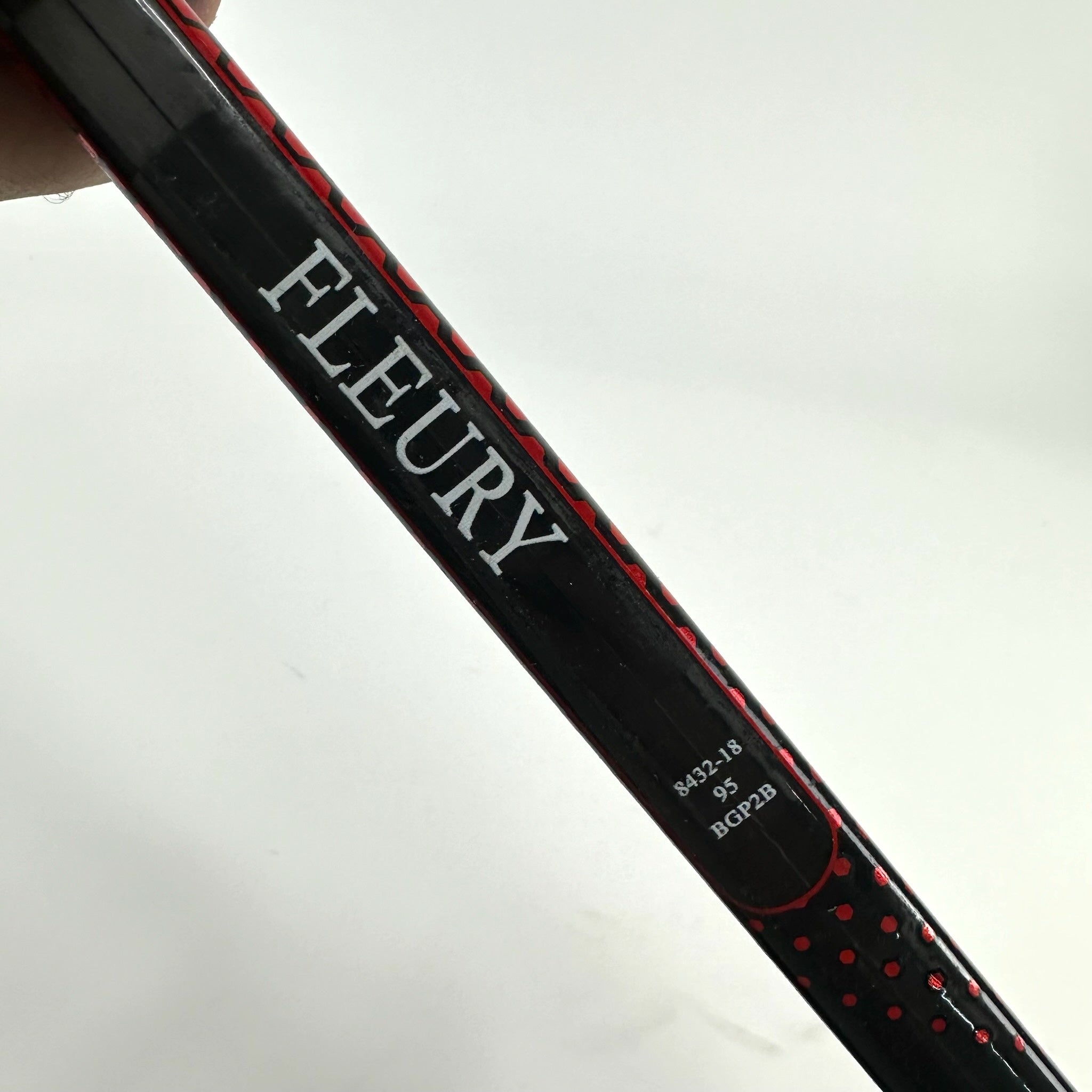 Used Left Red Bauer Nexus Geo | 95 Flex P92M Curve Grip | Fleury | K184