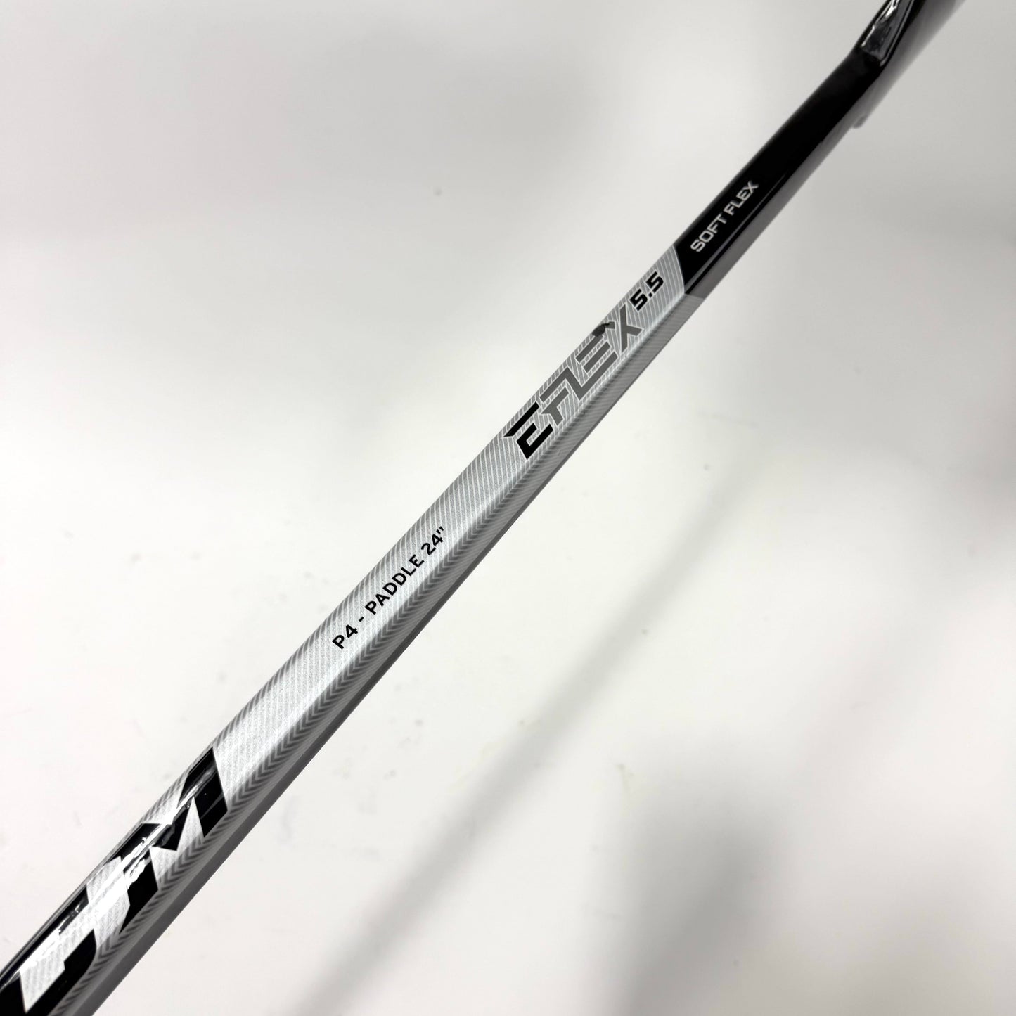 New Full Right CCM Eflex 5.5 Goalie Stick | 24" Paddle P4 Curve | F11
