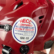 Brand New CCM Resistance Helmet in Box - Harvard Red - Small - #CCM376