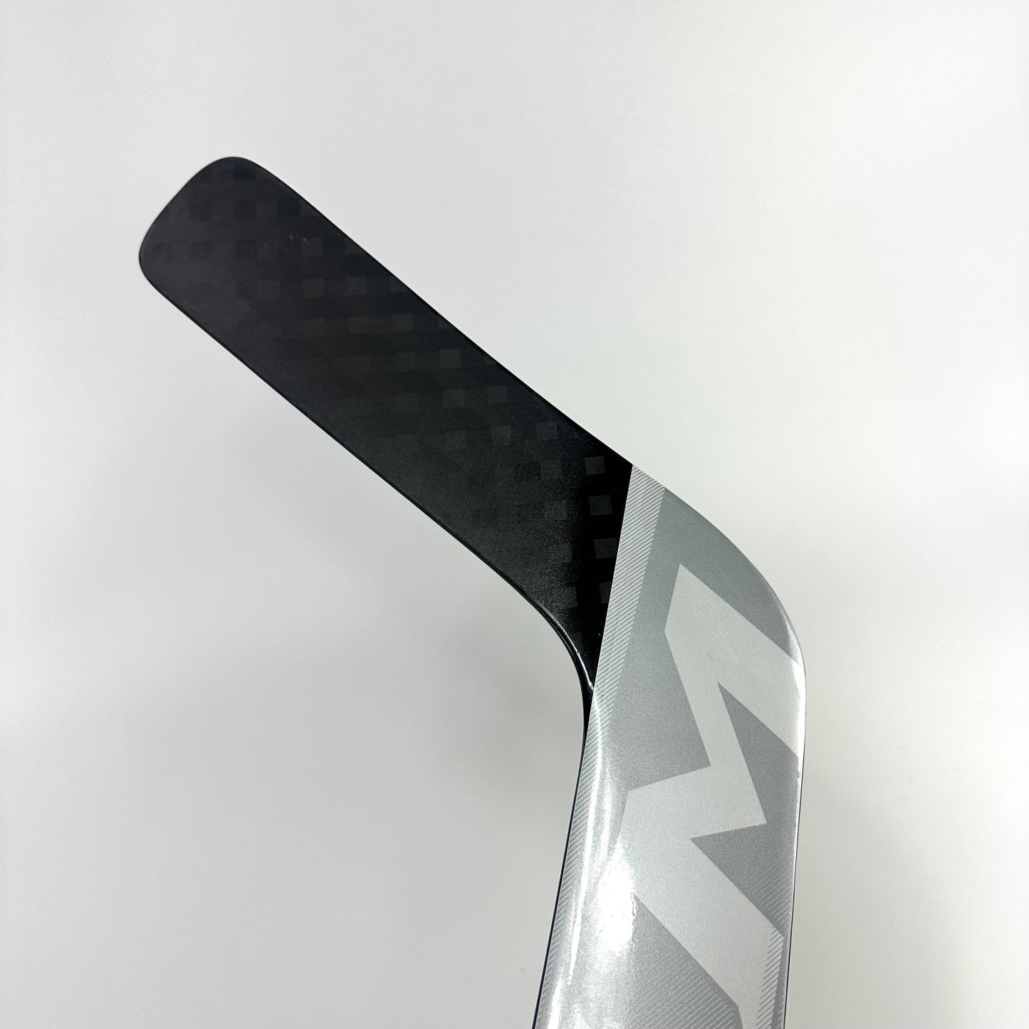 Brand New Black, White and Grey CCM Eflex 5 Goalie Stick - P4 Curve | 25" Paddle - Top Flight Hockey