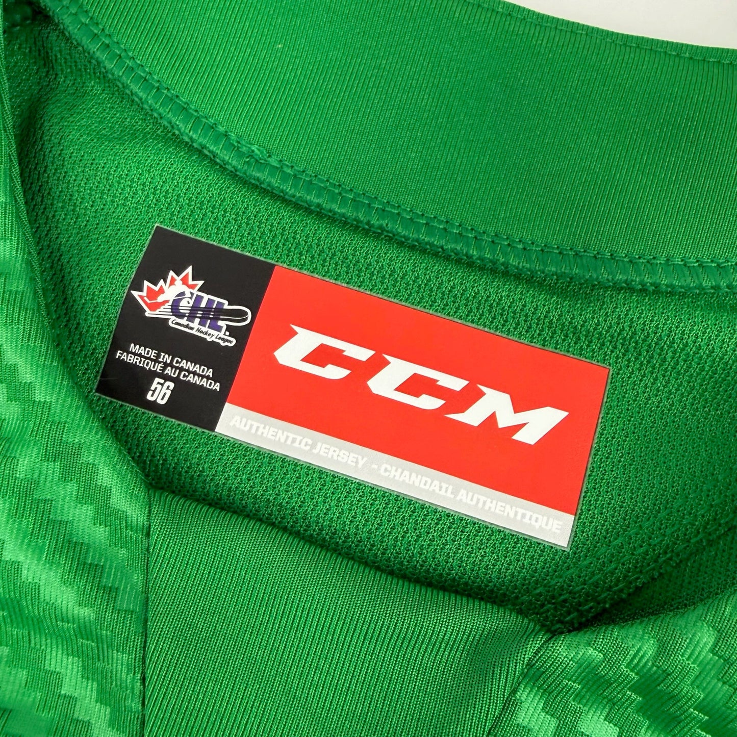 New Green and White CCM WHL All Star Jersey | Size 56 | 191520953706 - Top Flight Hockey