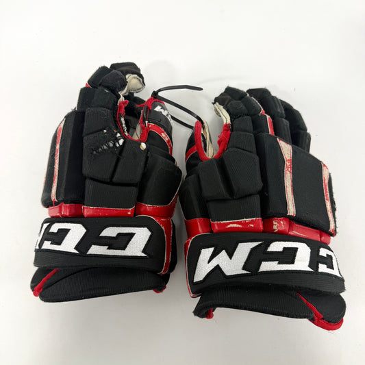 Used Blackhawks CCM HGCL Gloves 14" | L369 - Top Flight Hockey