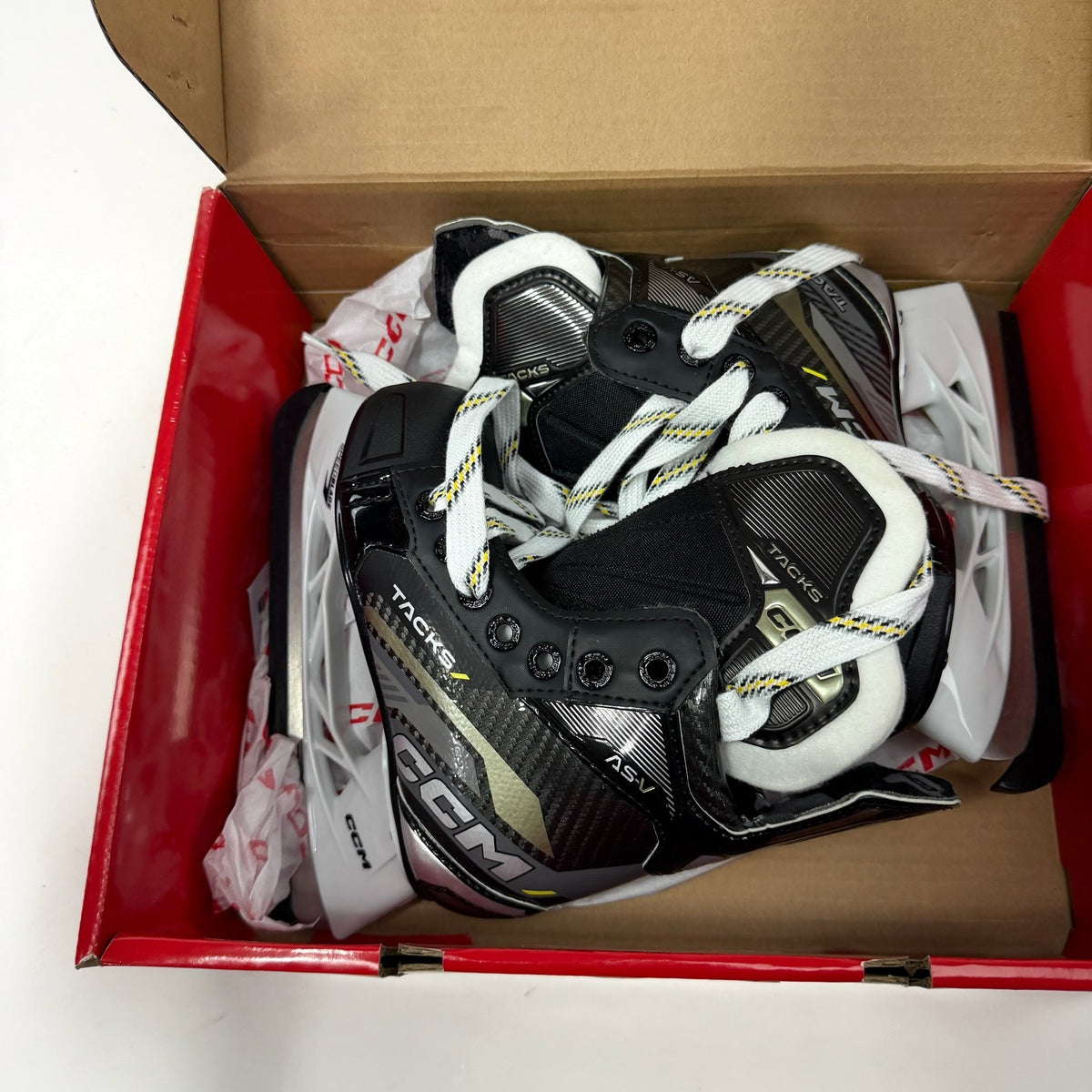 New CCM Super Tacks AS-V Skates | Size Youth 11 Regular - #AB116 - Top Flight Hockey