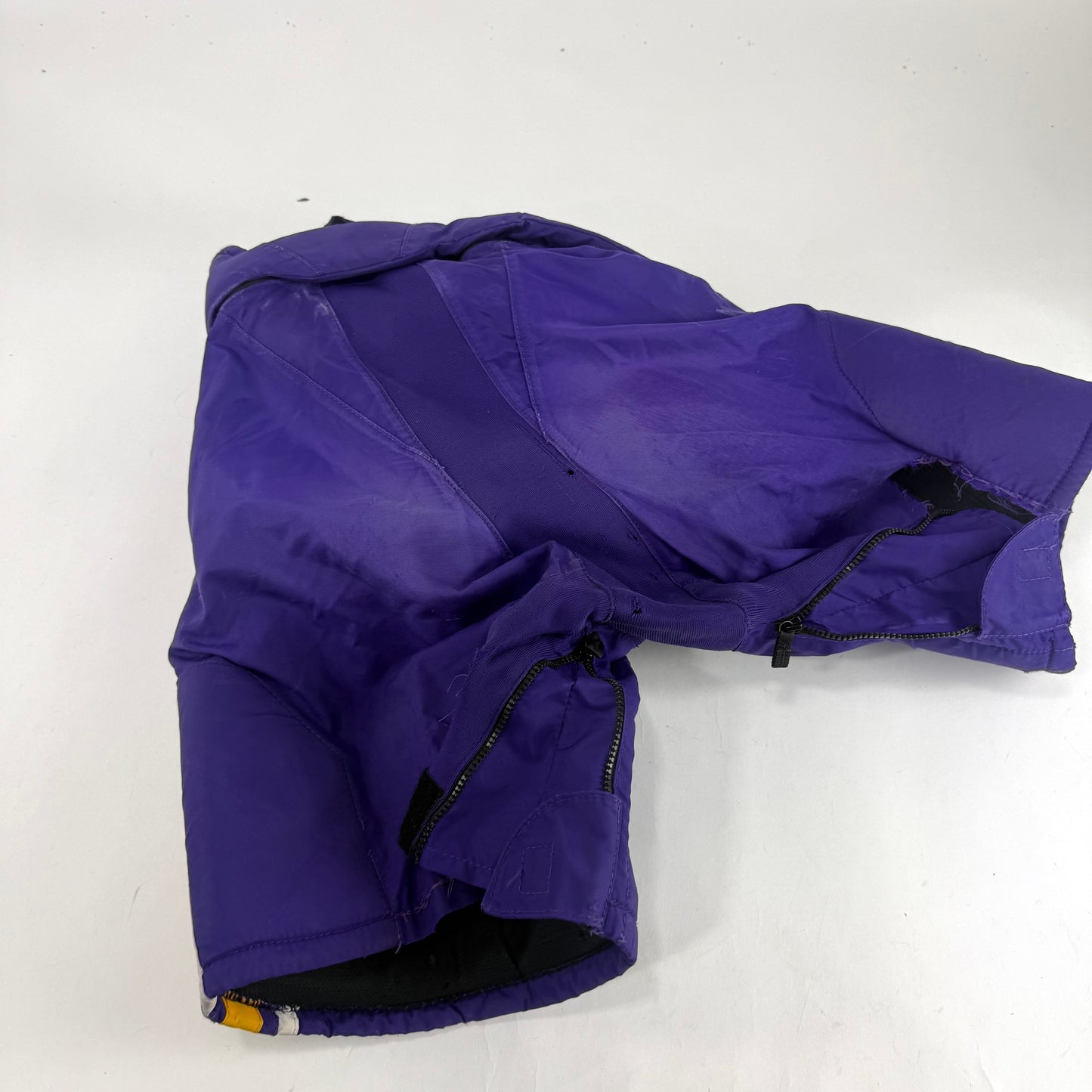 Used Purple/Yellow CCM Tacks 65C Pants | Small | E532