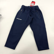 New Navy CCM Youth Premium Tapered Fleece Pant | Youth XXS | #191520015640 - Top Flight Hockey