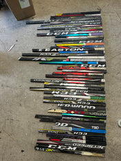 x50 - Large Lot of Broken Hockey Sticks for Projects - #C347