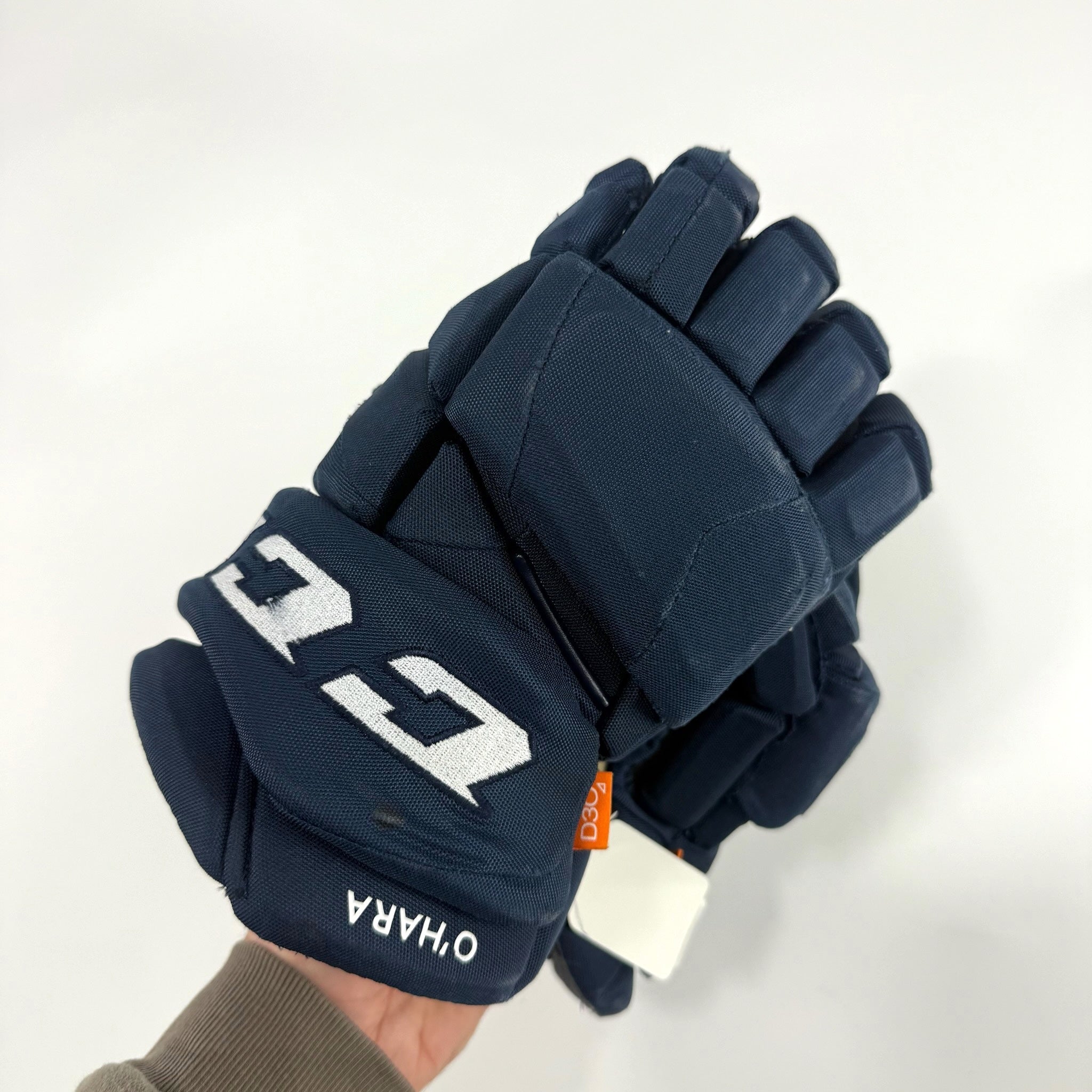 Used Navy CCM Jetspeed Pro Gloves | 13" | D351