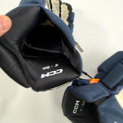 Used Navy CCM Jetspeed Pro Gloves | 14" | D362