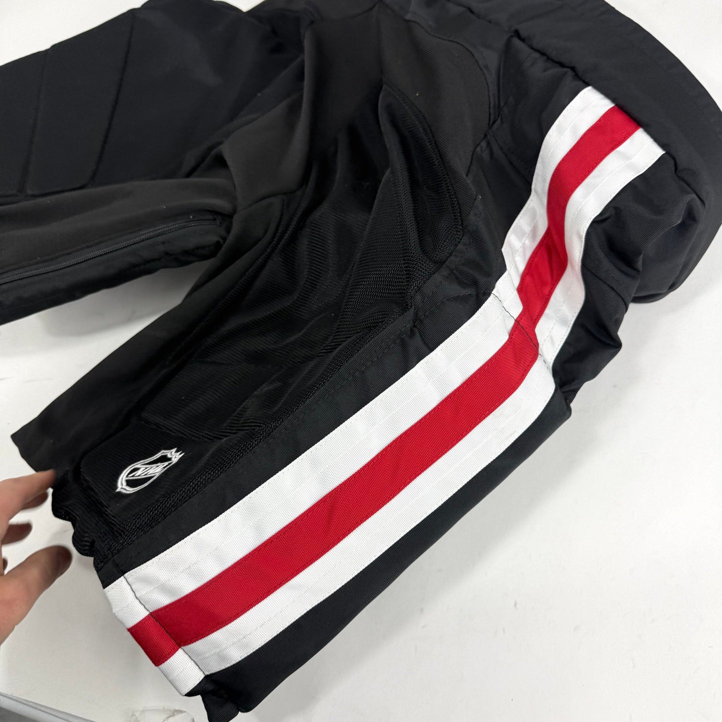 New Chicago Blackhawks Easton Lowers | Large | L591 - Top Flight Hockey