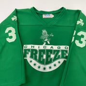 Used Kelly Green Chicago Freeze Practice Jersey | Goalie Cut | E152