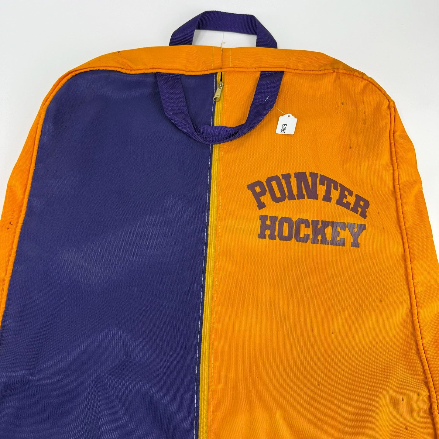 Used Yellow and Purple Pointers Hockey Jersey Bag | E355 - Top Flight Hockey