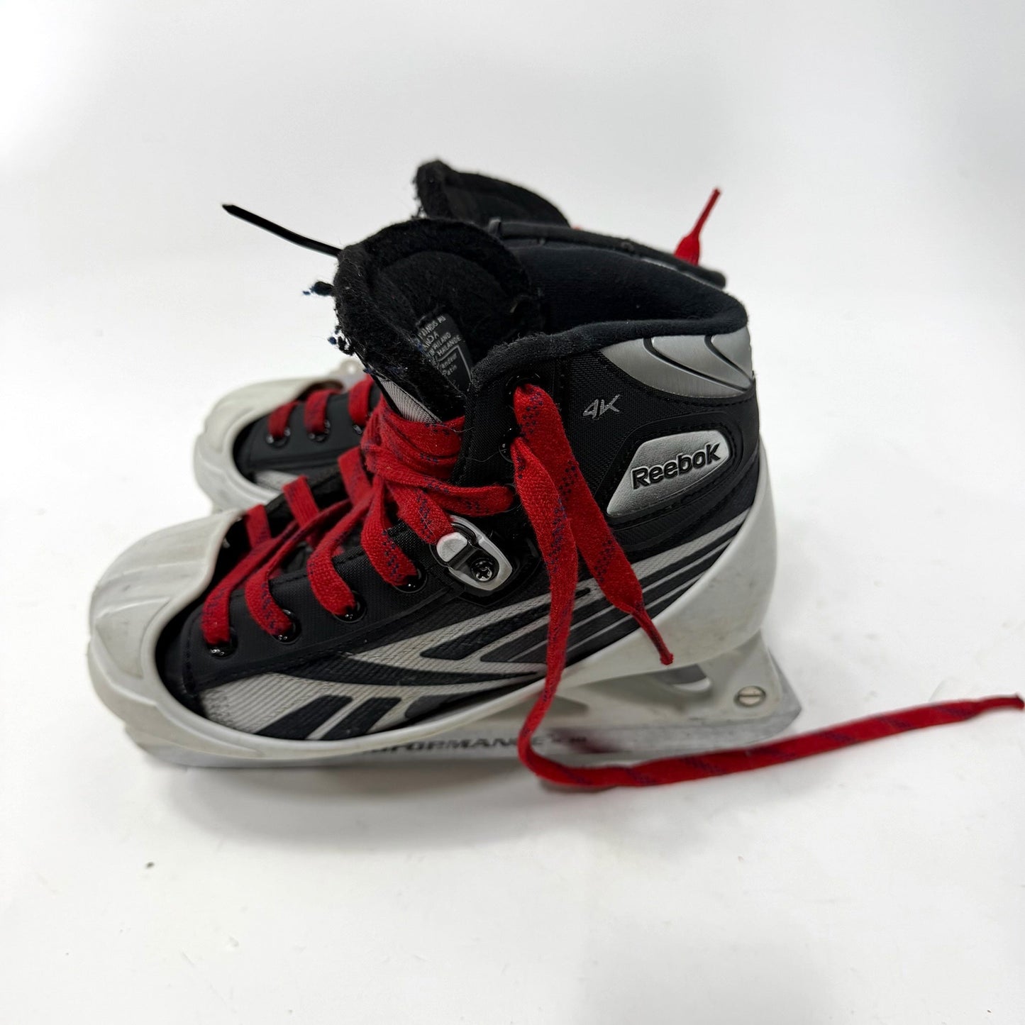 Used Reebok 4k Goalie Skates | Size 2 D | AB487