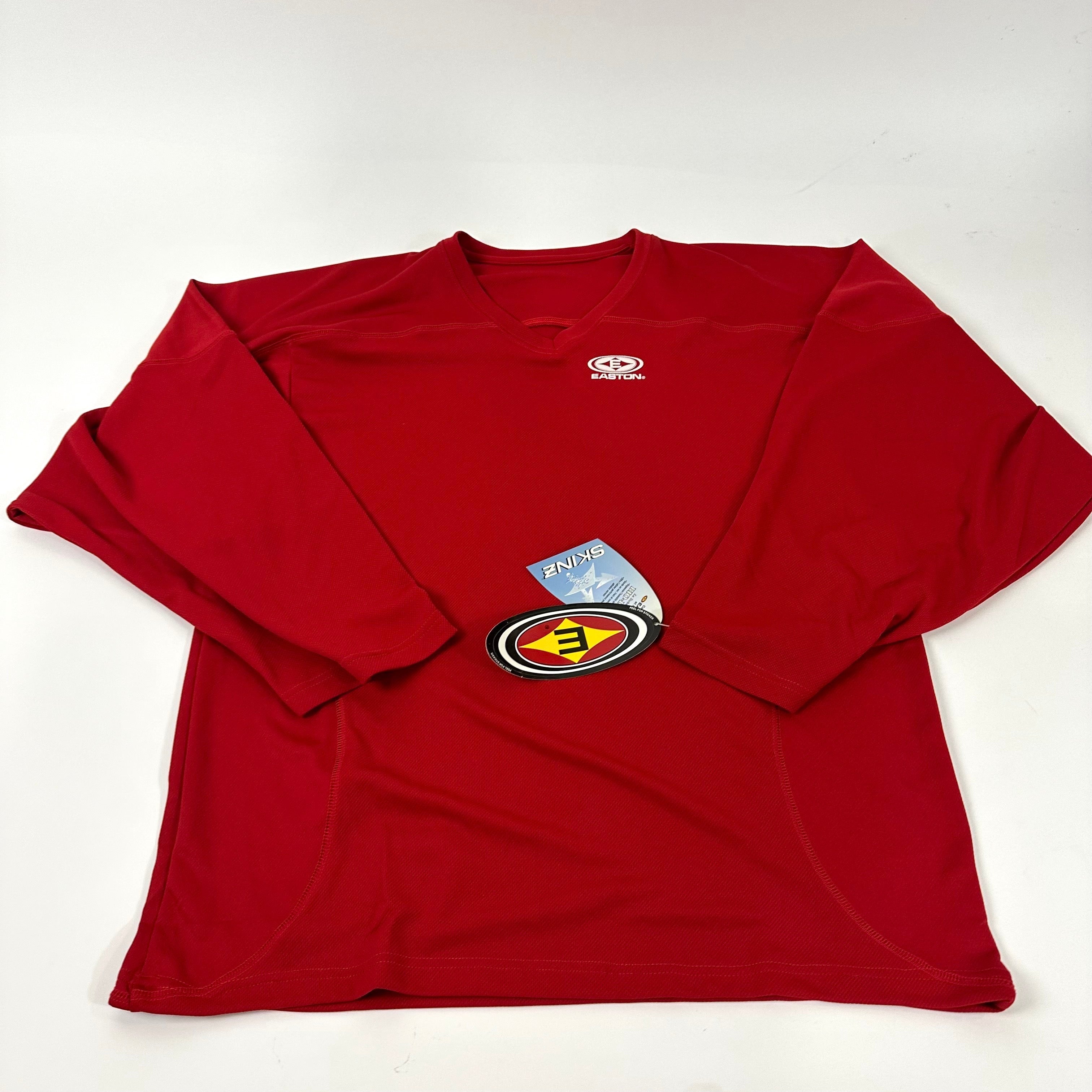 Brand New Red Easton Practice Jersey | Senior Small - Top Flight Hockey