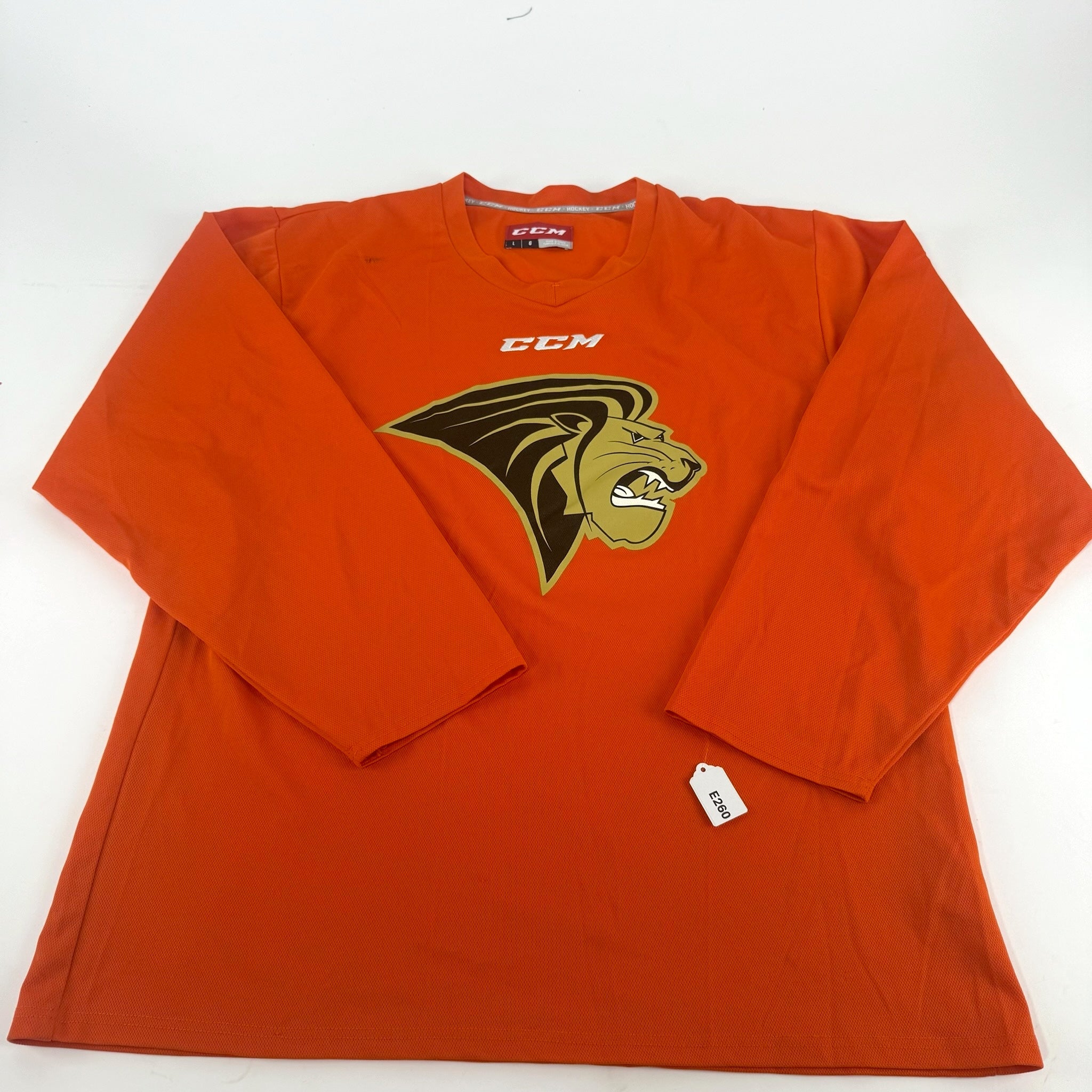 Used Orange Lindenwood CCM Practice Jersey | Large | E260 - Top Flight Hockey