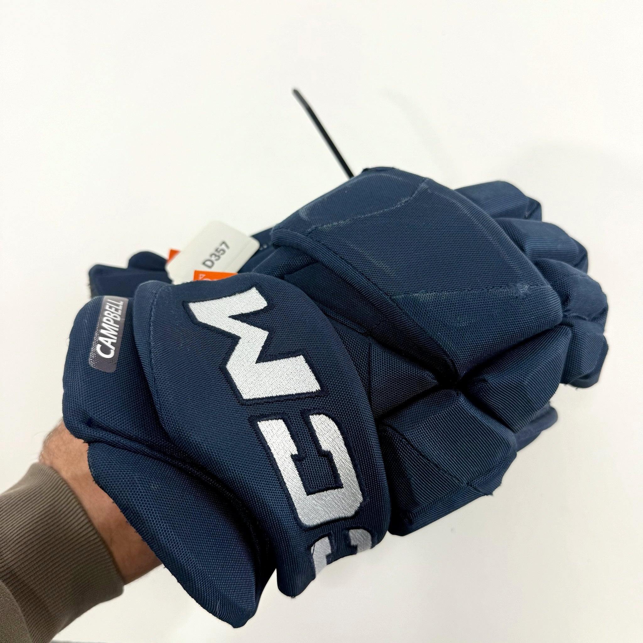 Used Navy CCM Jetspeed Pro Gloves | 14" | D357