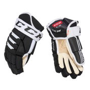 New Black and White CCM HG 4R Pro Gloves Senior 14"