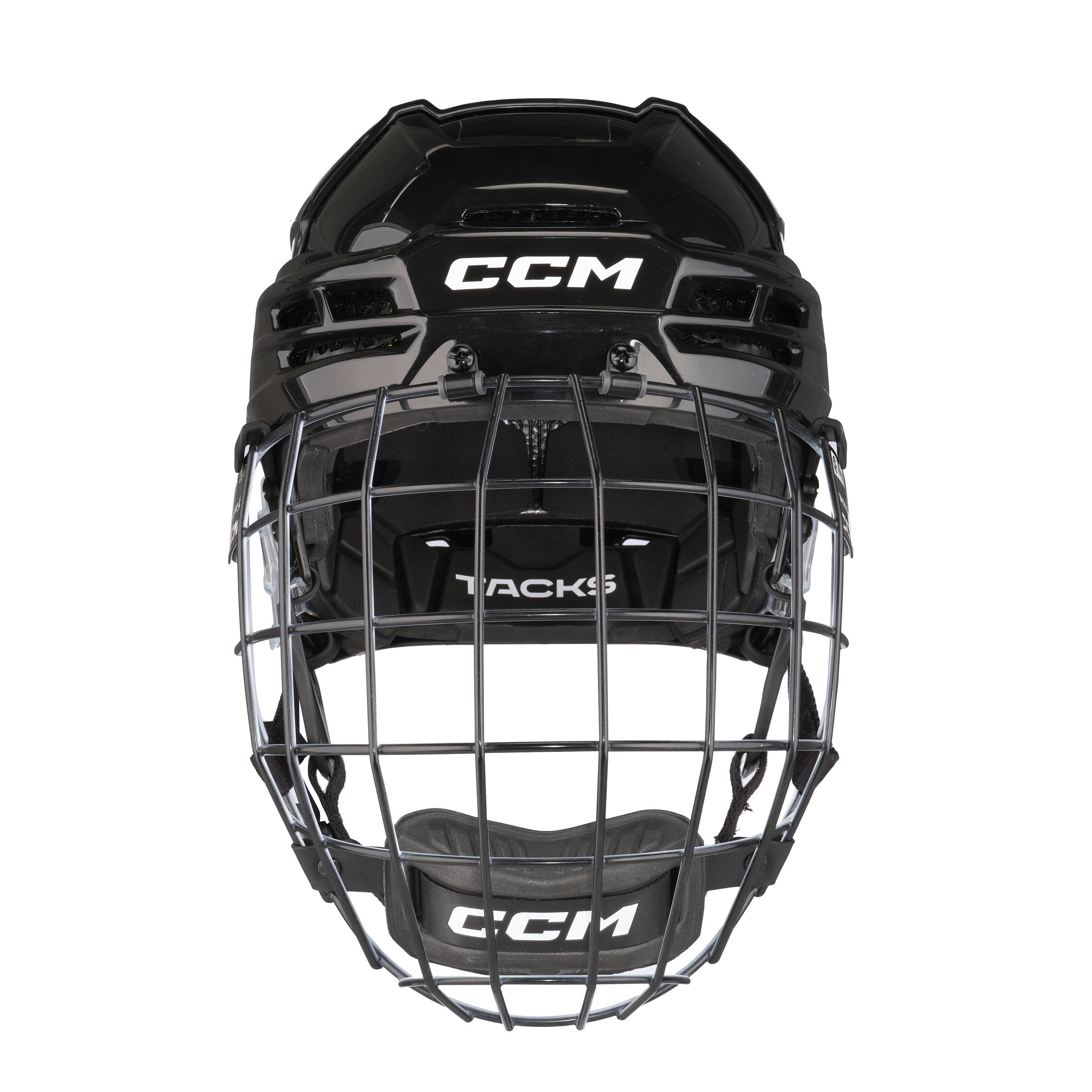 New CCM Black Tacks 720 Helmet Combo | Senior L | #191520624590 - Top Flight Hockey