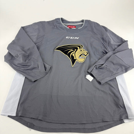 Used Grey Lindenwood CCM Practice Jersey | XL | E209 - Top Flight Hockey