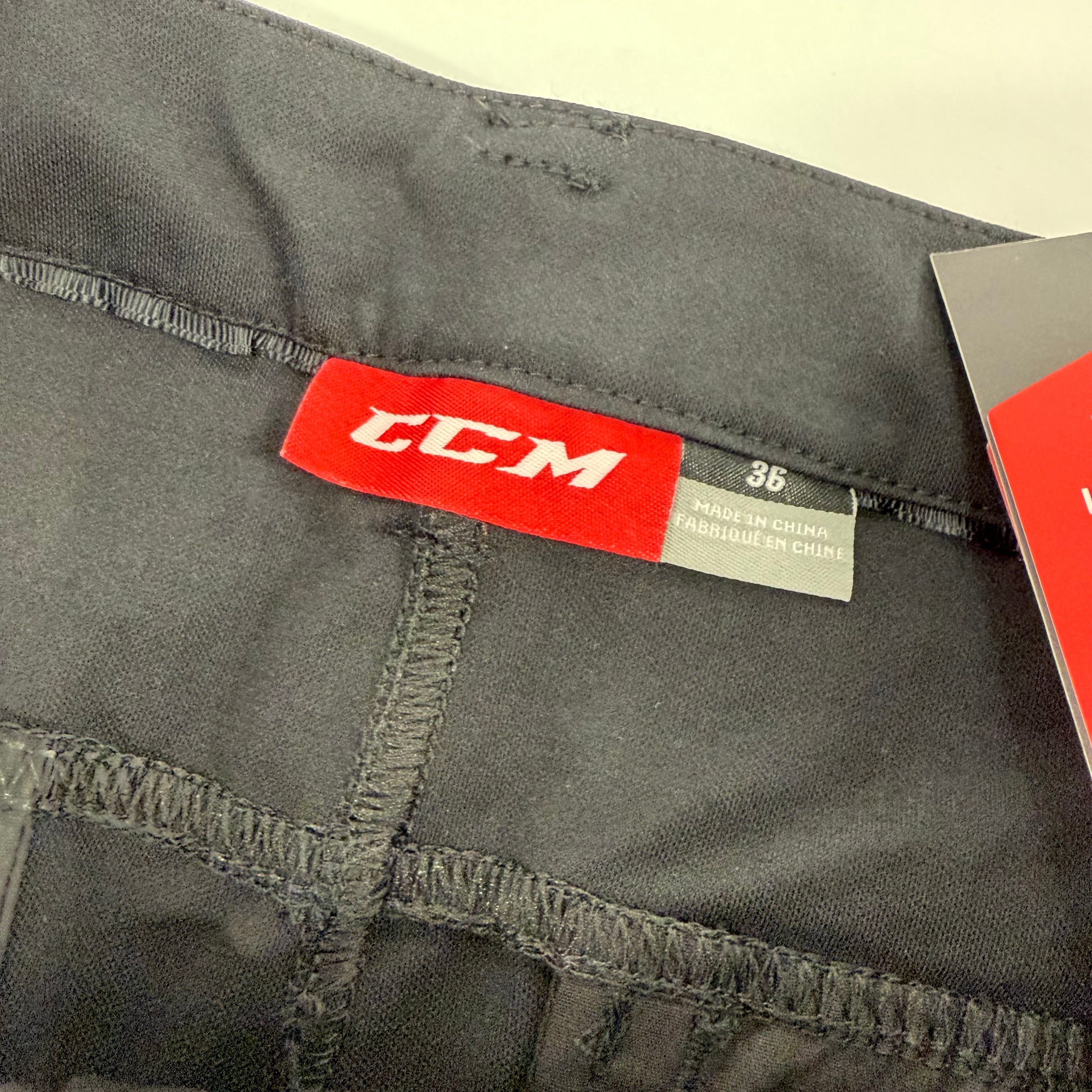 New Black CCM Mens Travel Pant | 36" | #888600717807 - Top Flight Hockey