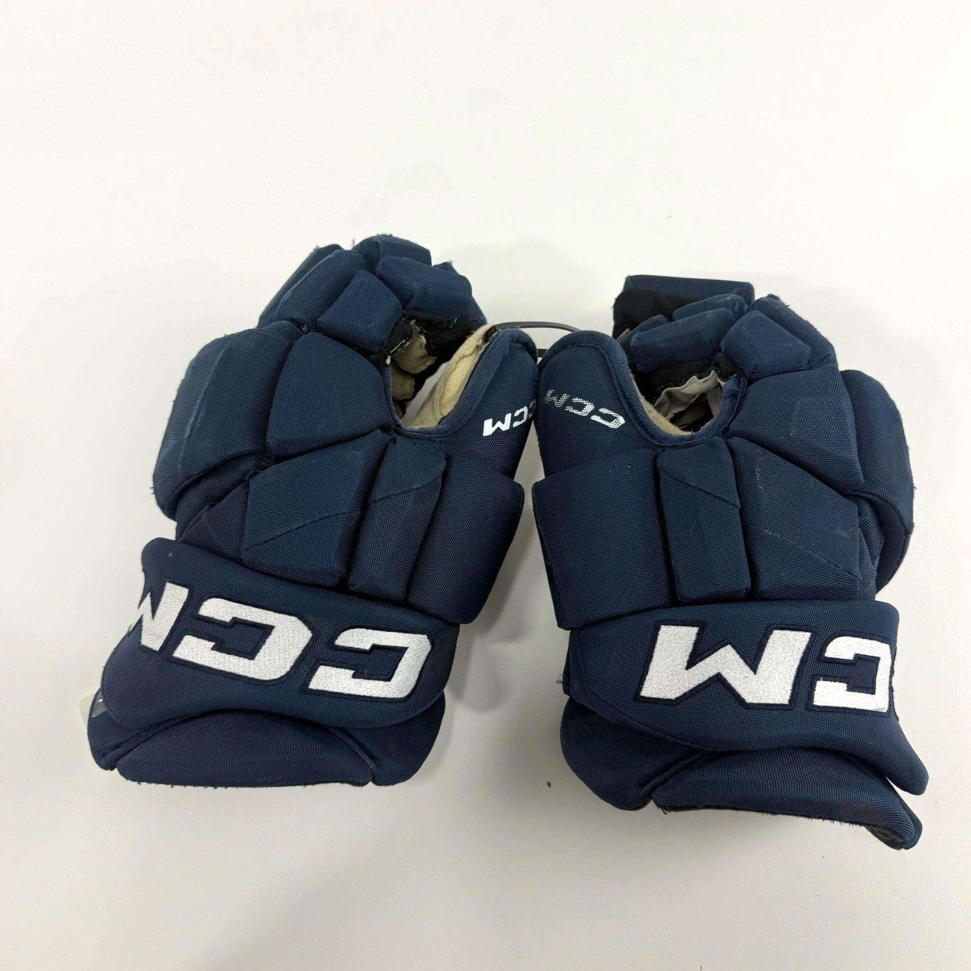 Used Navy CCM Jetspeed Pro Gloves | 14" | D360 - Top Flight Hockey