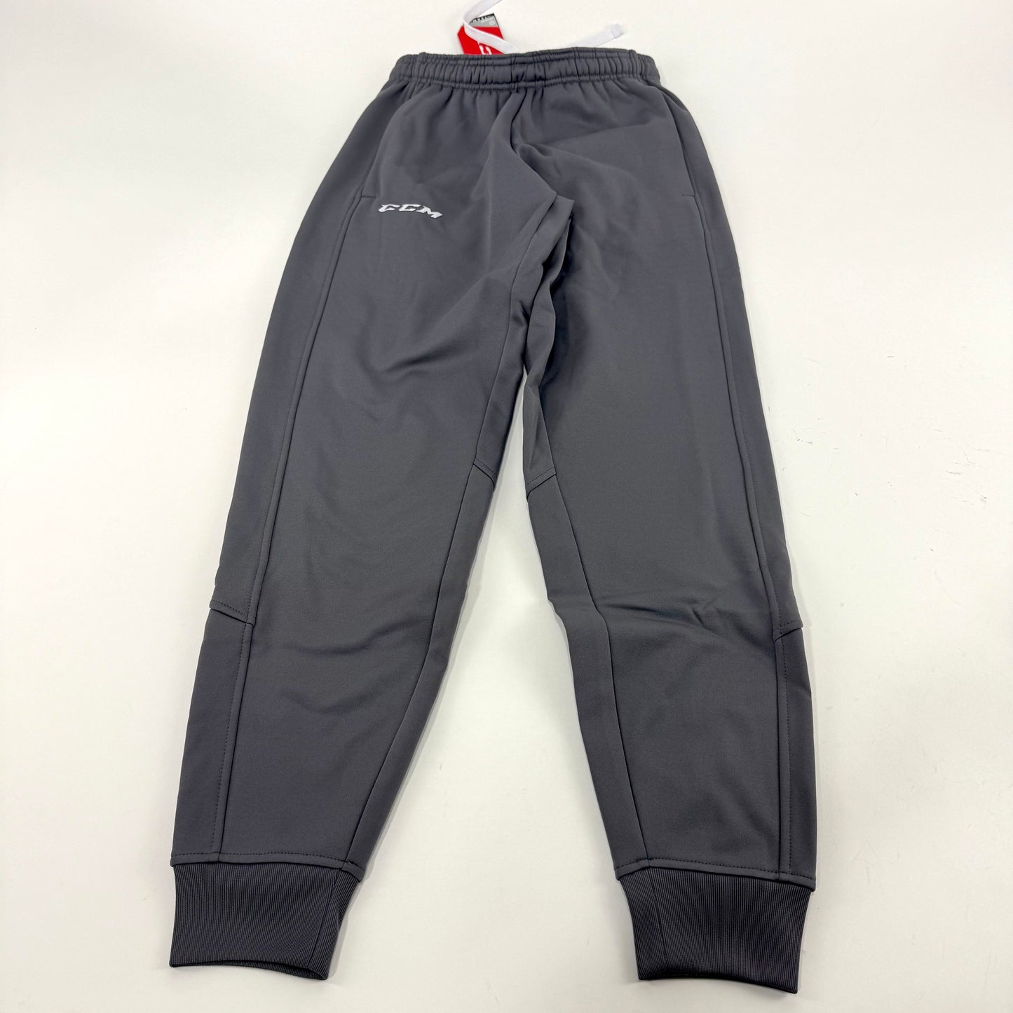 New Dark Grey CCM Mens Team Training Cuffed Pant | Senior S | #888600283784