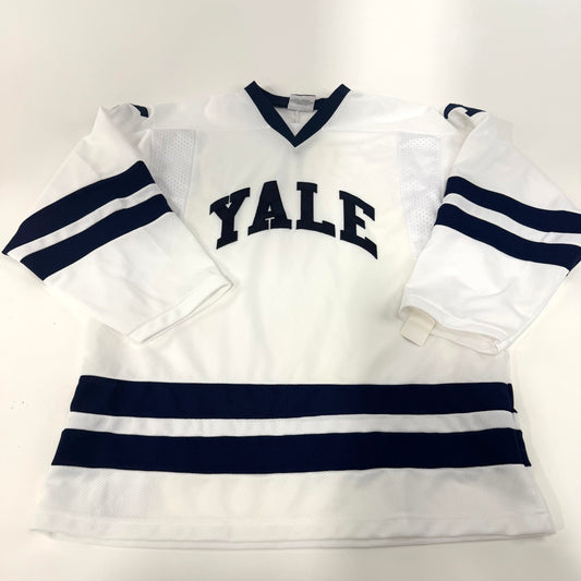 Used K1 White Yale Hockey Jersey | Senior Large | J121
