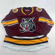 Brand New Authentic Chicago Wolves AHL Quicklite Game Jersey - MIC Made in Canada Size 52 - Top Flight Hockey