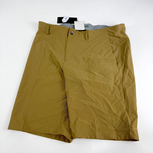 New Khaki Adidas Golf Shorts | 34" Waist Size | J591 - Top Flight Hockey
