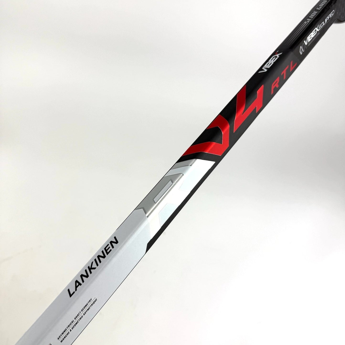 New Regular Black Warrior Ritual V4 Goalie Stick | 25" Paddle Wedge Curve | Lankinen | R307