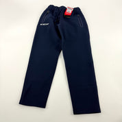 New Navy CCM Youth Premium Tapered Fleece Pant | Youth M | #191520015671 - Top Flight Hockey