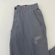 Brand New Grey Under Armour Golf Pants - St. Louis Blues Logo | #X498