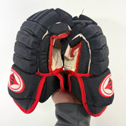 Used Chicago Blackhawks Easton Pro Gloves | 14" | L314 - Top Flight Hockey