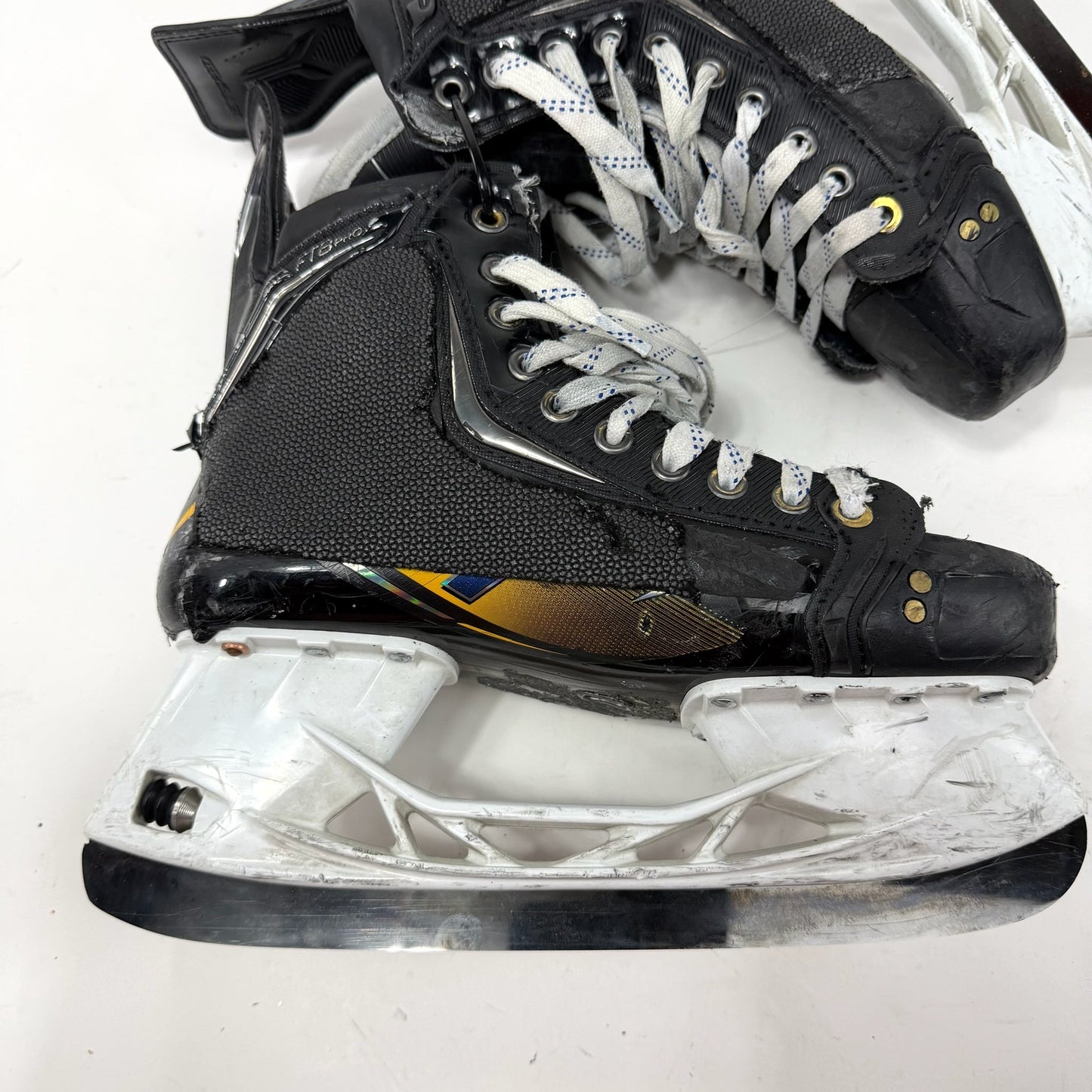 Used Yellow CCM Jetspeed FT8 Pro Skates | Size 8 D | AB691