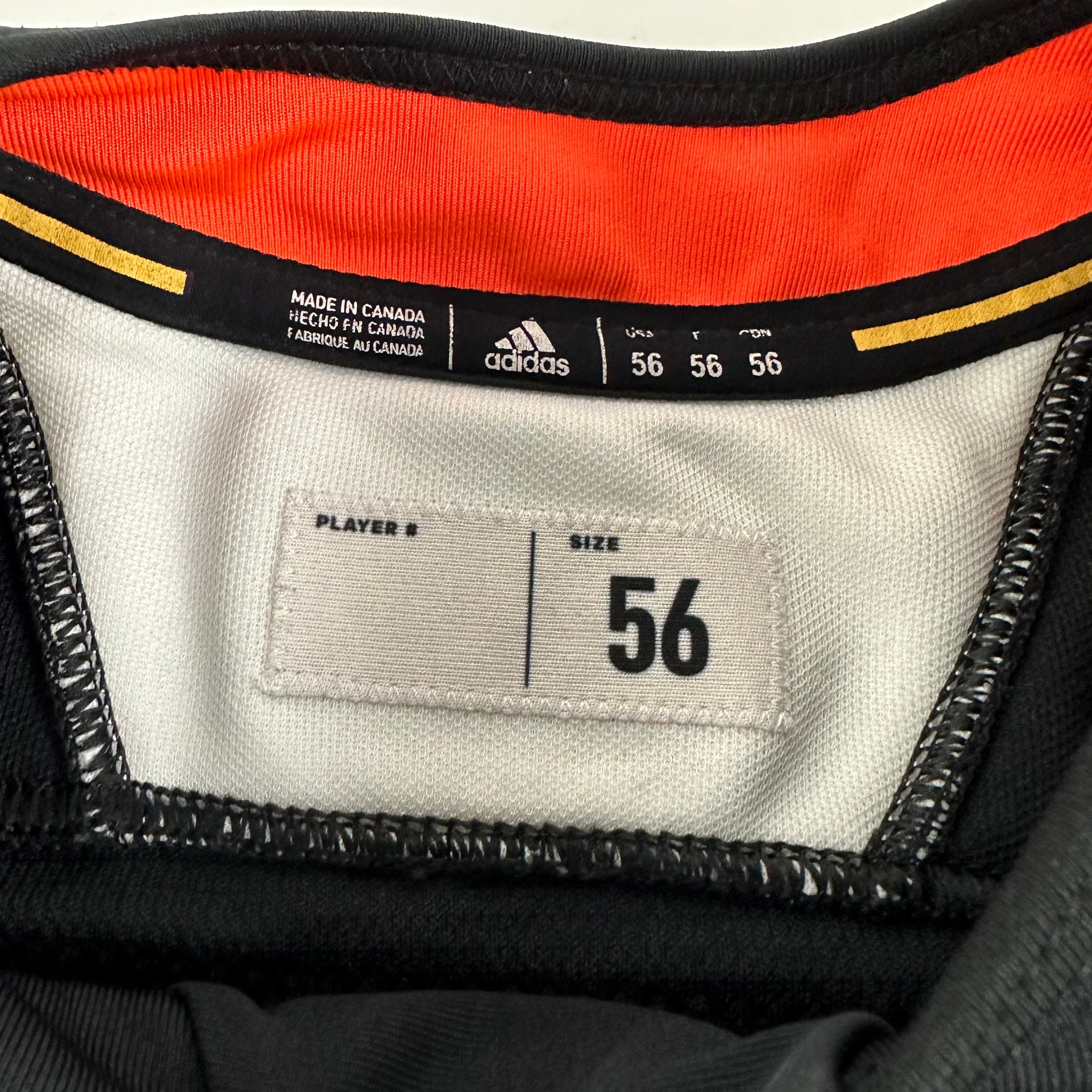 JOHNSON #52 - Black Chicago Blackhawks Practice Jersey - Adidas MIC Size 56 - Top Flight Hockey