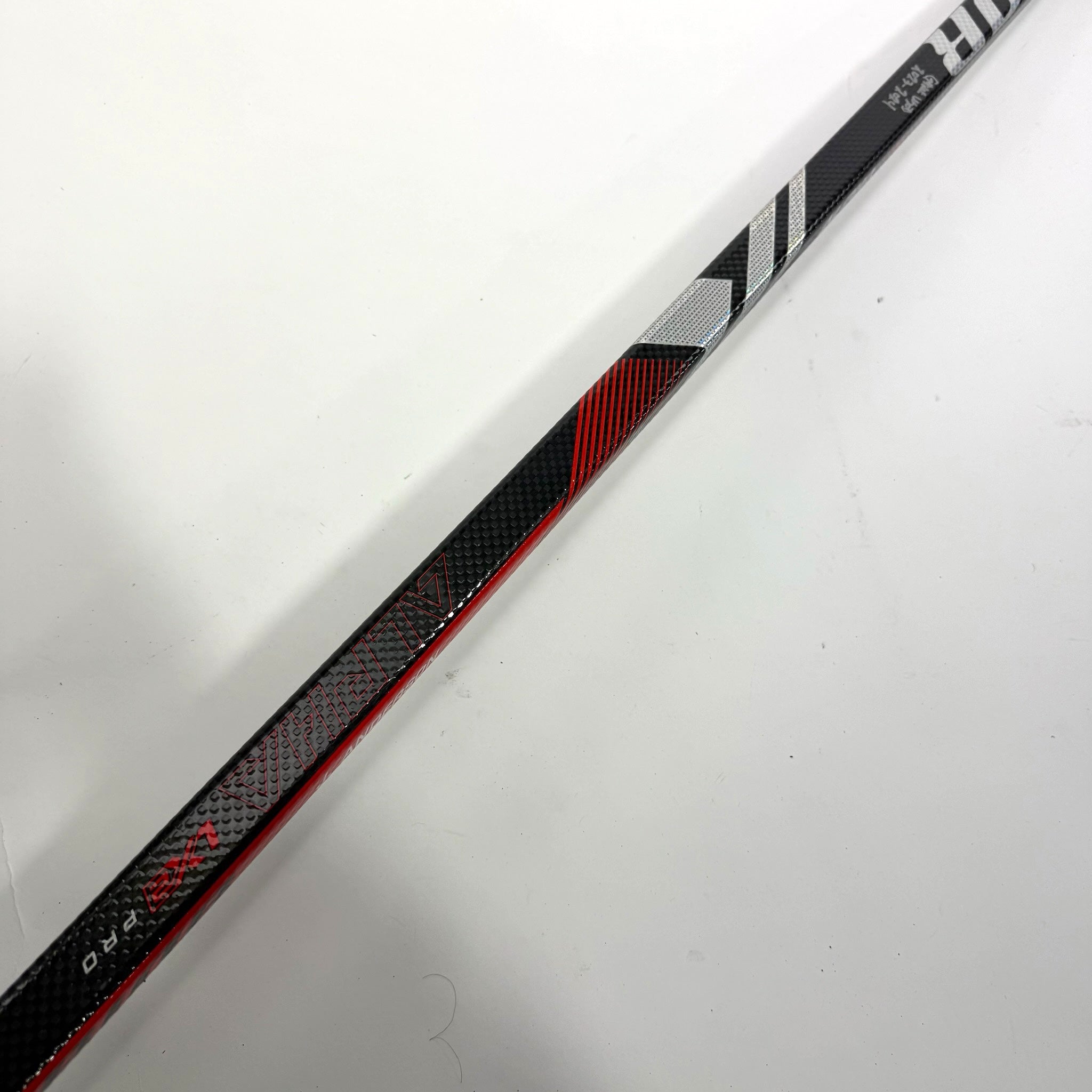 Broken Autographed Right Red Warrior Alpha LX2 Pro | 85 Flex P92 Curve Grip | Joey Anderson | BH181 - Top Flight Hockey
