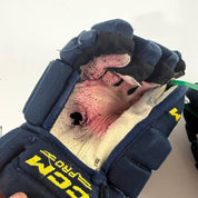 Used Navy STL Blues CCM HGTKPP Gloves | 13" | McGing | D99