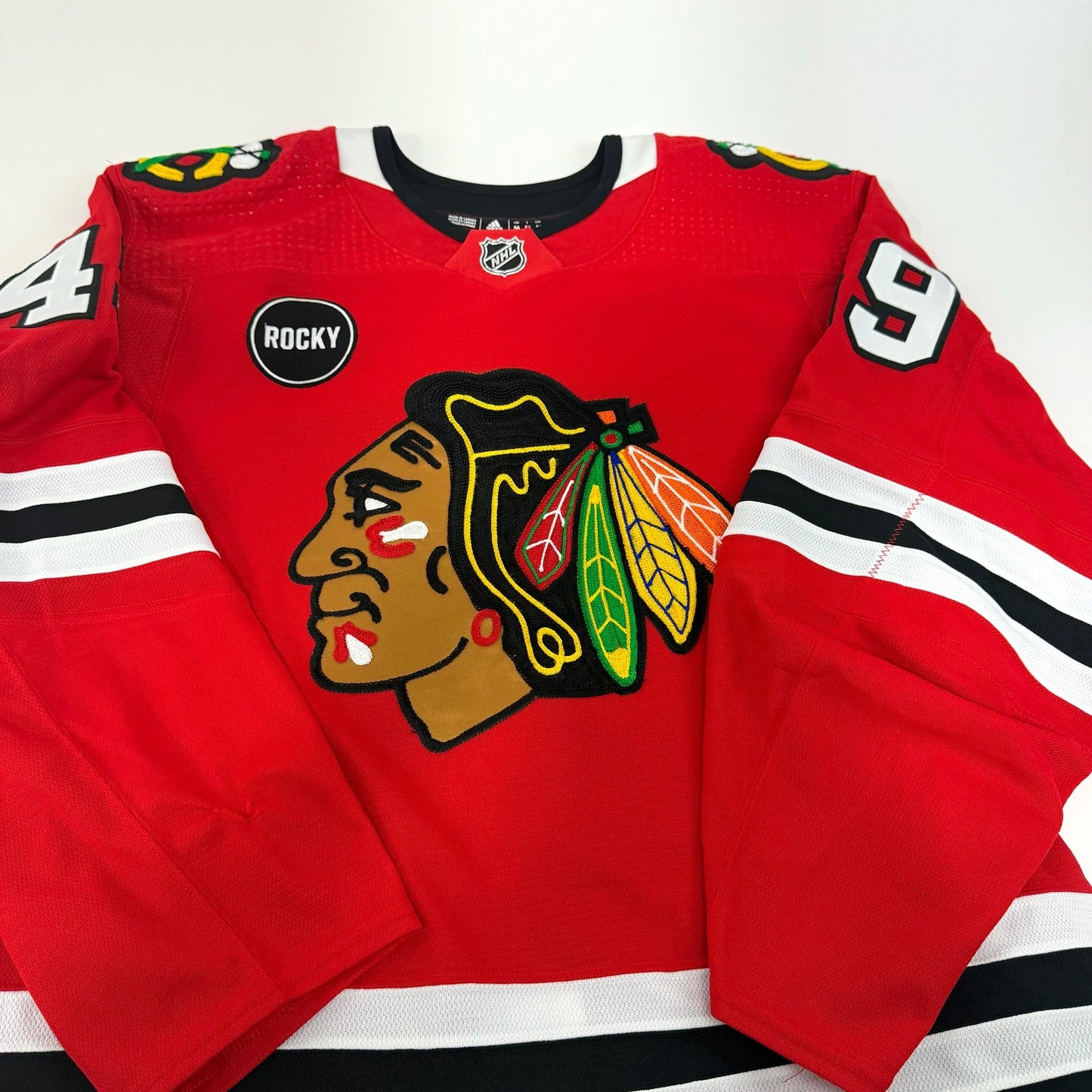 Lucas Romeo #49 Home Chicago Blackhawks Team Issued Jersey 2023-2024 | 25590